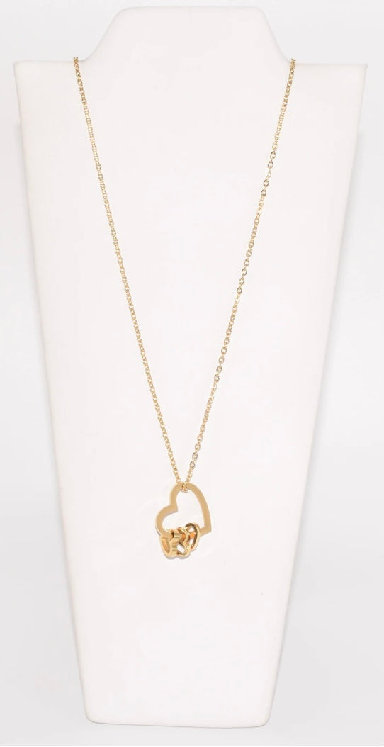 GD HEART NECKLACE