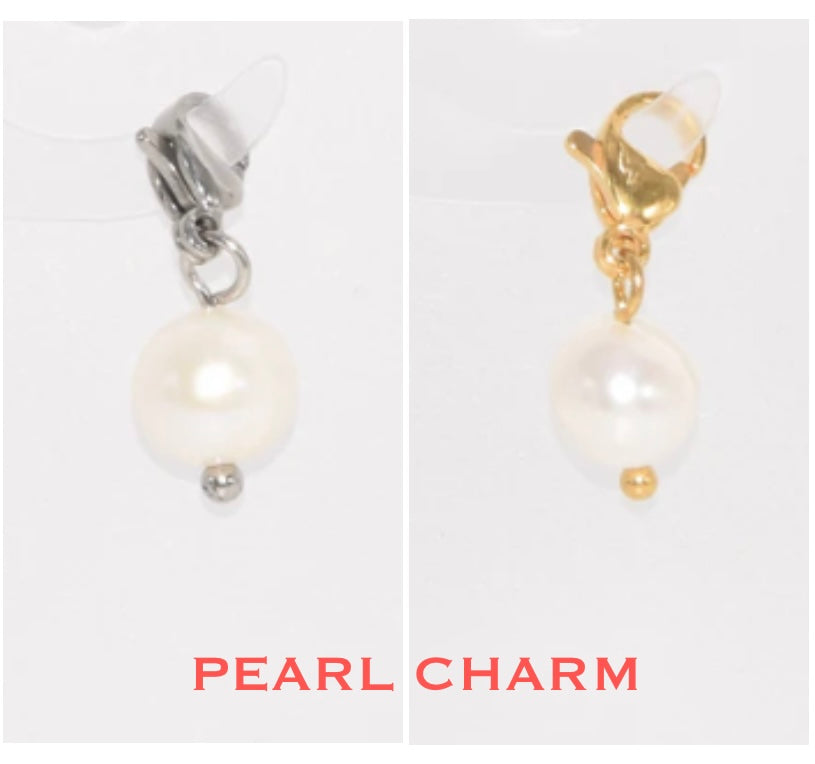 GD OR SLV PEARL CHARM