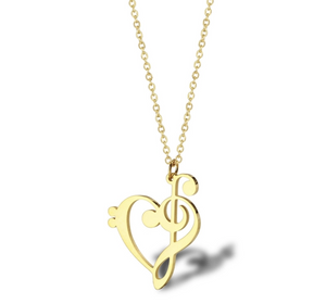 Heart shape pendant necklace