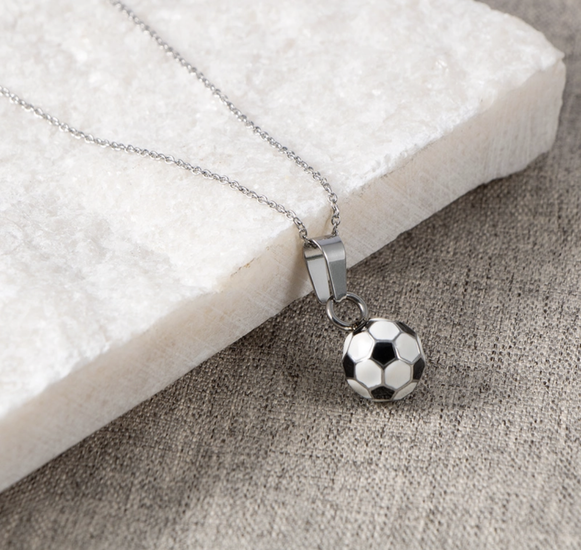 Soccer necklace (23 inch)