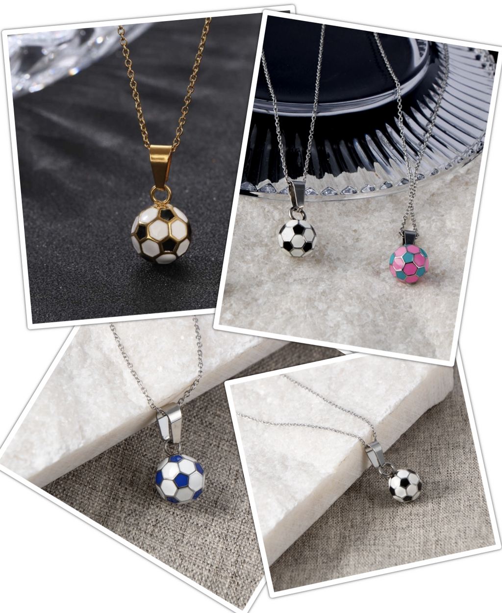 Soccer necklace (23 inch)