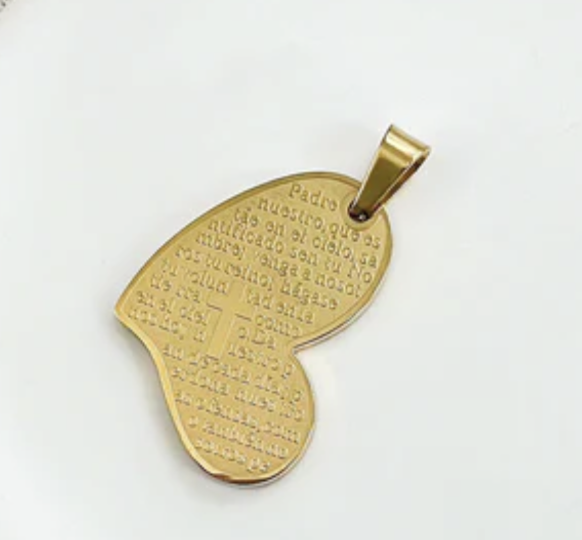 THE LORD'S PRAYER - PENDANT (GD OR SLV)