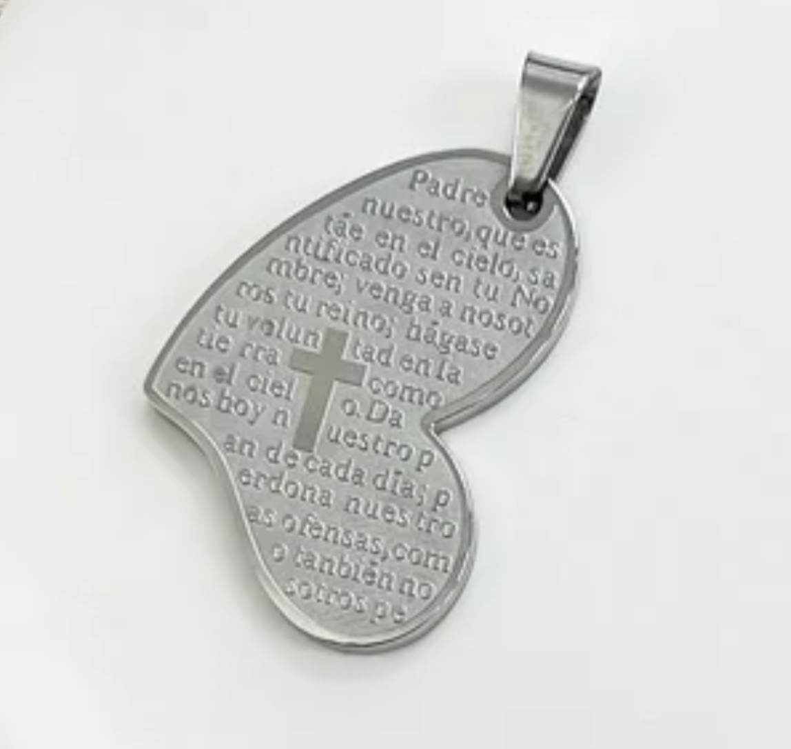 THE LORD'S PRAYER - PENDANT (GD OR SLV)