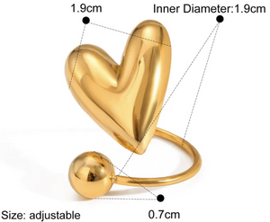 45gb Heart Ring