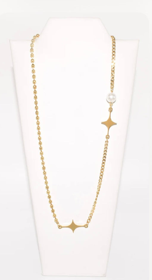 GD PEARL NECKLACE (18 inch)