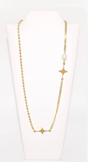 GD PEARL NECKLACE (18 inch)