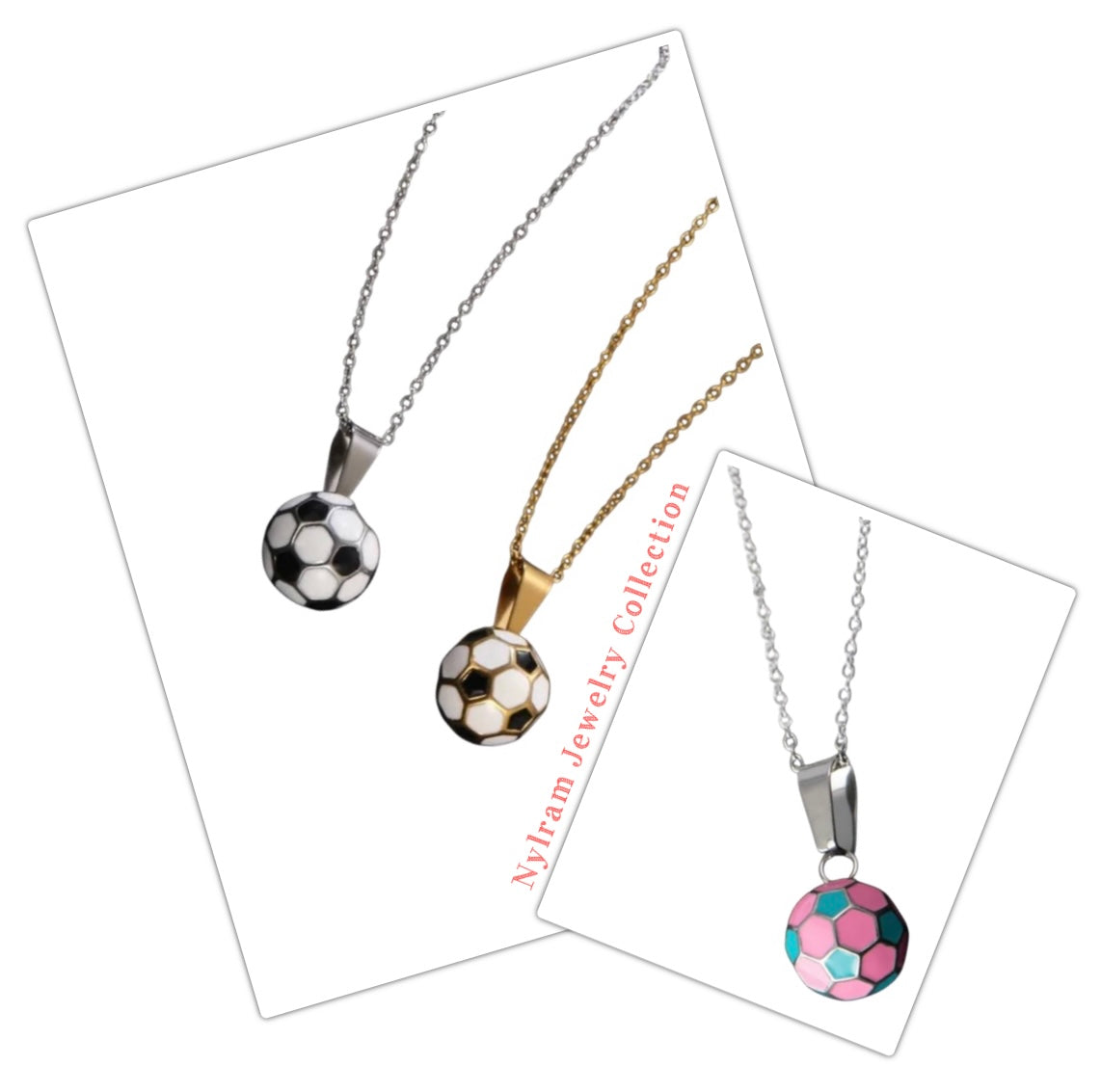 Soccer necklace (23 inch)