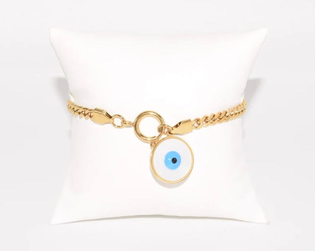 EYE BRACELET (SLV OR GD)