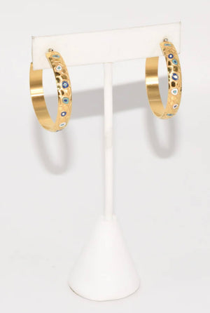 GD BLUE DOTS HOOP