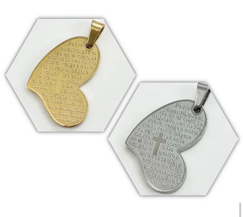 THE LORD'S PRAYER - PENDANT (GD OR SLV)