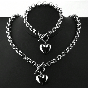 41sd SLV Heart Set