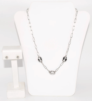 SLV G LINK NECKLACE