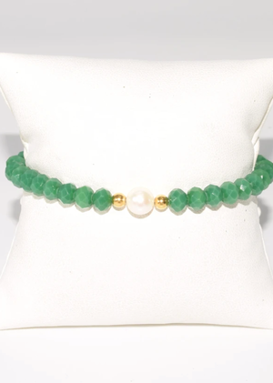 Green Elastic Bracelet