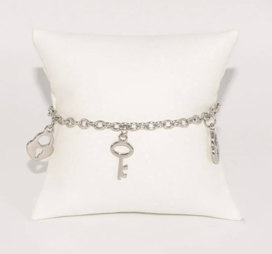 SLV LOCK / KEY BRACELET