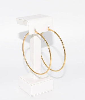 GD HOOP EARRING (60mm)