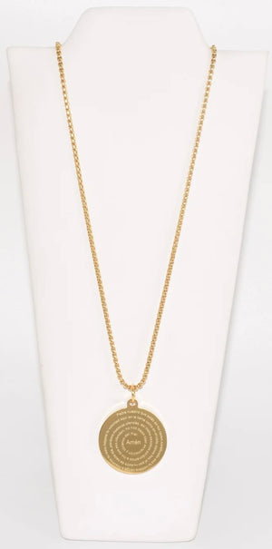 CHAIN & PENDANT (Available, GD or SLV)