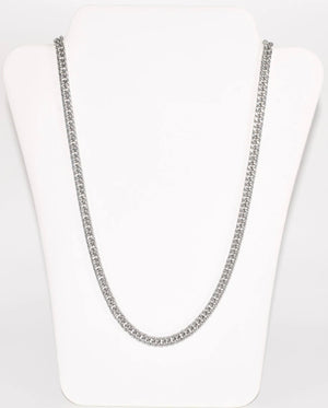 SLV LINKED NECKLACE (23 inch)