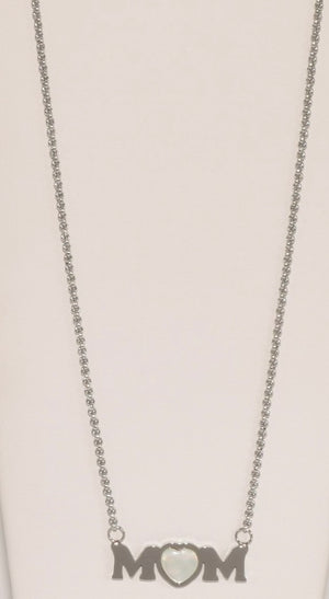 SLV MOM NECKLACE (18 inch)