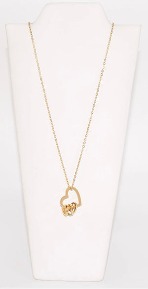 GD HEART NECKLACE