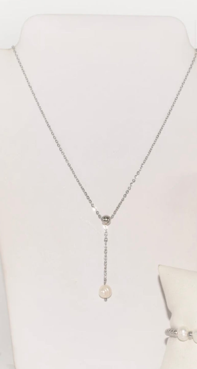 SLV Pearl Necklace – Nylram Jewelry Collection