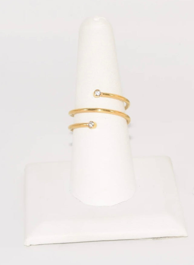 GD SPIRAL RING – Nylram Jewelry Collection