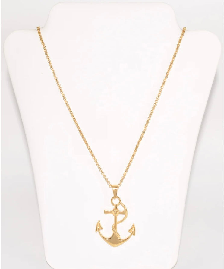 NECKLACE & ANCHOR PENDANT