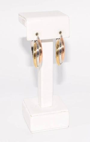 3T HOOP EARRING